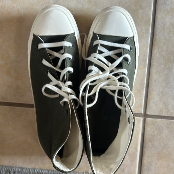 Converse All Star Hi Lift sneakers in Olive Green - Picture 6 of 6